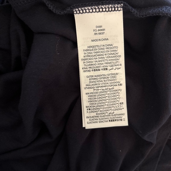 Aritzia Babaton Kitano Ribbed Sweater Gray Wool Blend Cross Back Size M - Picture 5 of 7